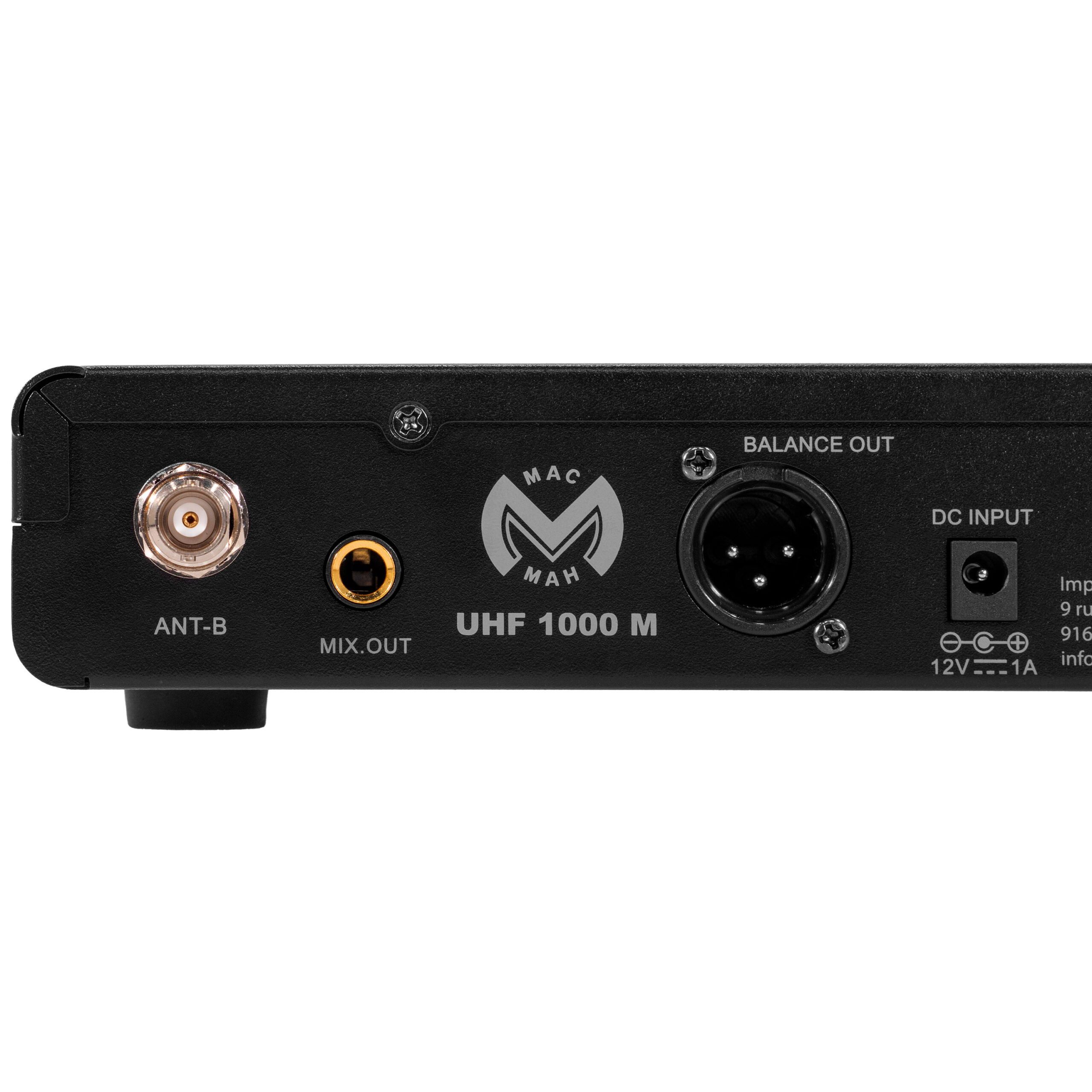 UHF 1000 M + UHF 1000 Bodypack Mac Mah - Micros HF main - Sonowest