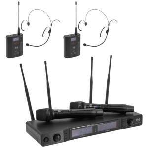 UHF 2000 M + 2 UHF 1000 Bodypack Mac Mah - Micros HF main - Sonowest