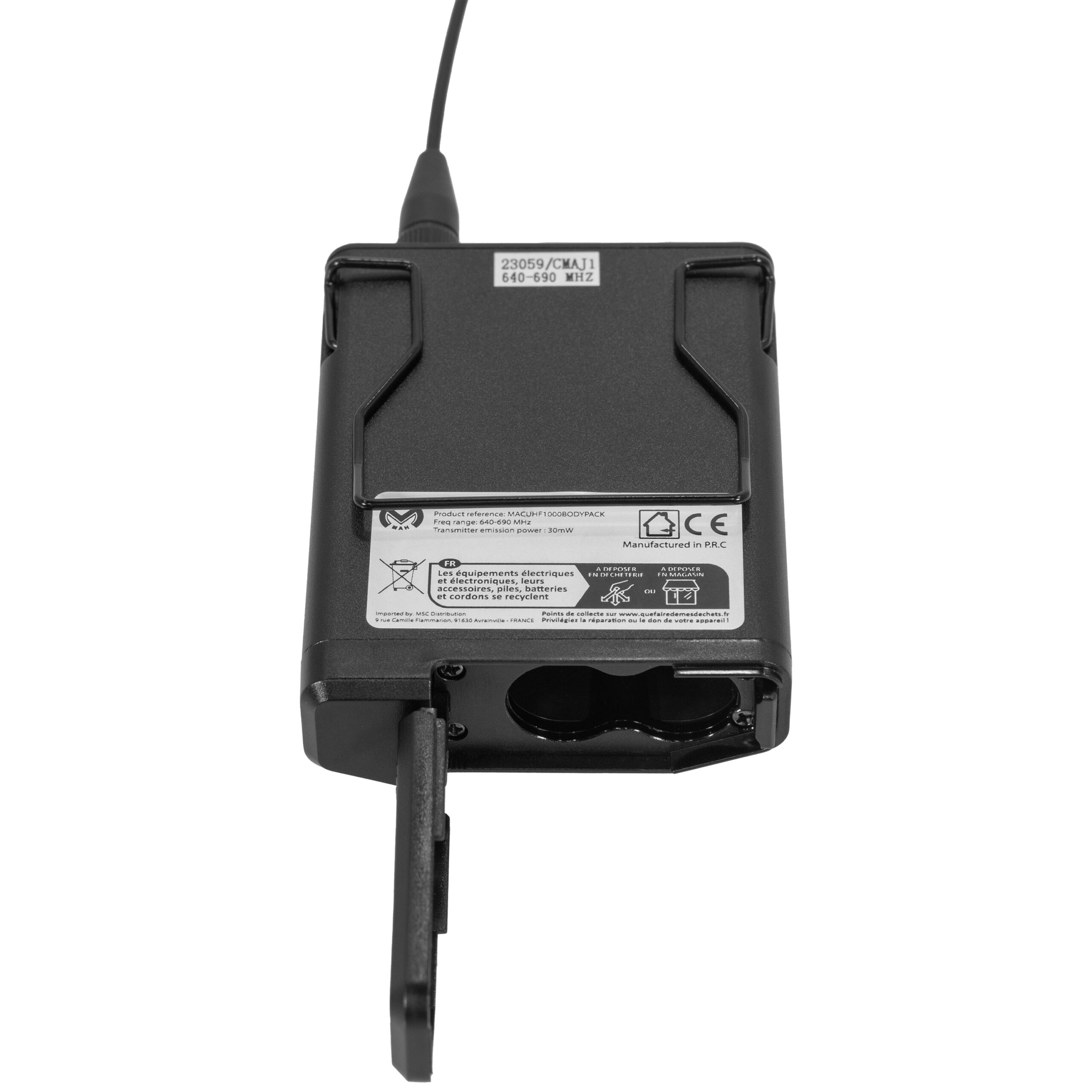 UHF 2000 M + 2 UHF 1000 Bodypack Mac Mah - Micros HF main - Sonowest
