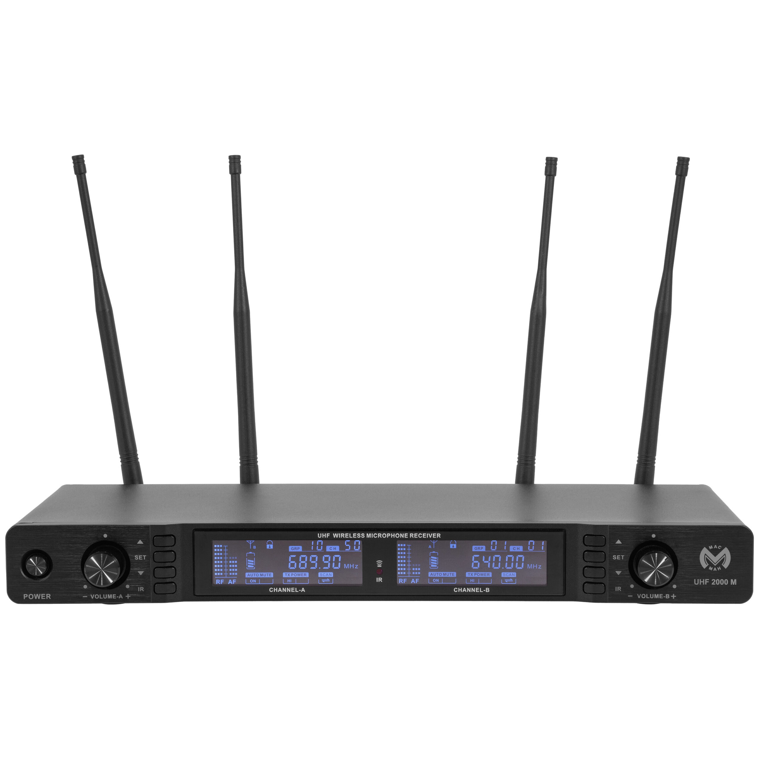 UHF 2000 M + 2 UHF 1000 Bodypack Mac Mah - Micros HF main - Sonowest