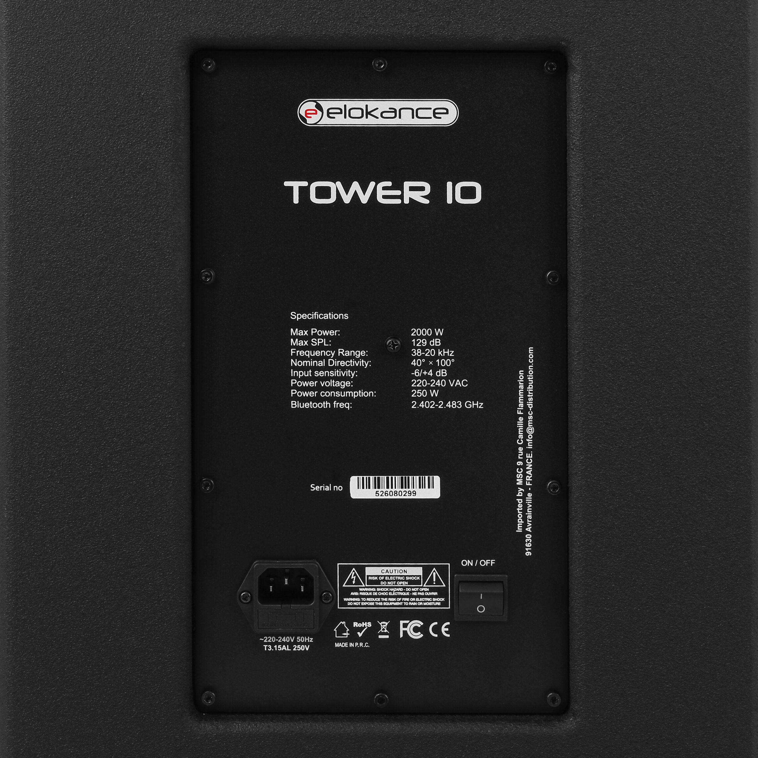 Tower 10 Elokance - Systèmes colonnes - Sonowest