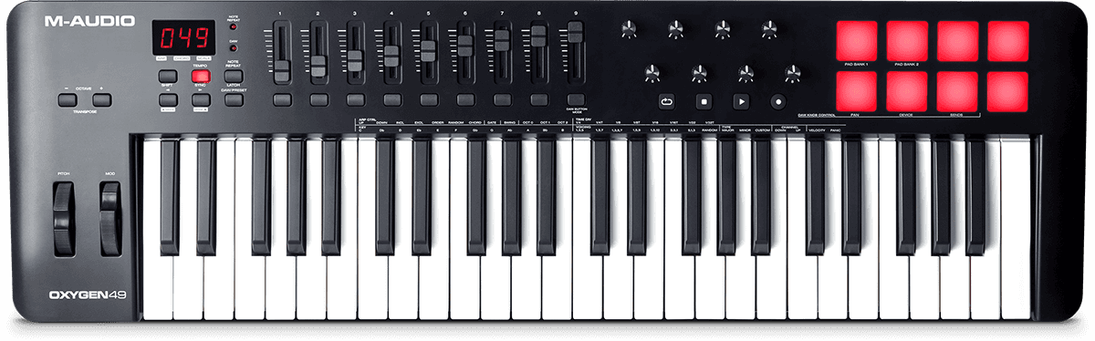 OXYGEN49V M-Audio - Claviers MIDI - Sonowest